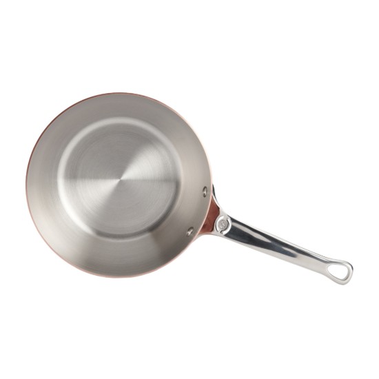Tigaie conica saute, cupru-inox, 20 cm/1,7 l, "Inocuivre" - de Buyer