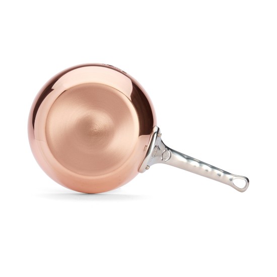 Tigaie conica saute, cupru-inox, 20 cm/1,7 l, "Inocuivre" - de Buyer