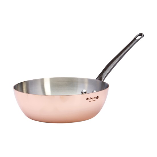 Tigaie saute, cupru-inox, 24 cm/2,9 l, "Inocuivre First Classe" - de Buyer