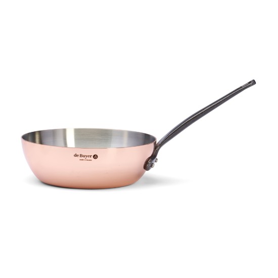 Tigaie saute, cupru-inox, 24 cm/2,9 l, "Inocuivre First Classe" - de Buyer