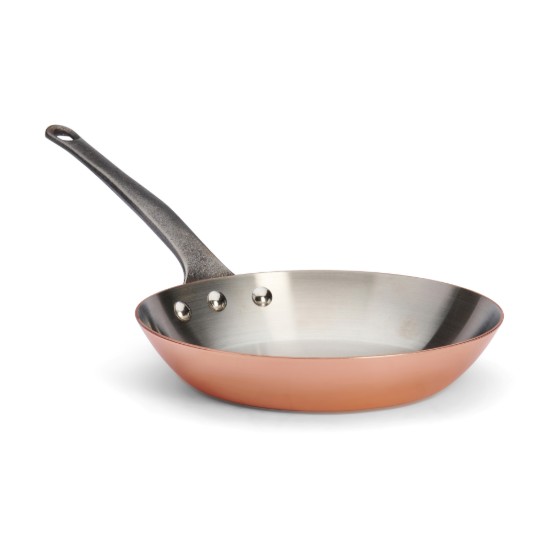 Tigaie cupru-inox, 24 cm, "Inocuivre First Classe" - de Buyer