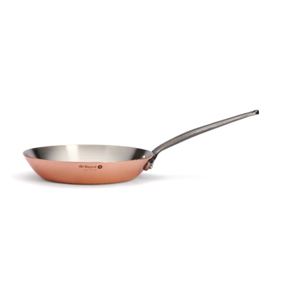Tigaie cupru-inox, 24 cm, "Inocuivre First Classe" - de Buyer