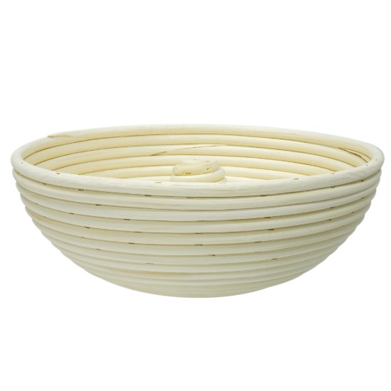 Cos dospire aluat paine traditionala Couronne, 30 cm, ratan - Zokura