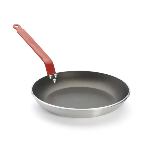 Tigaie antiaderenta, 28 cm, "CHOC HACCP", Rosu - de Buyer