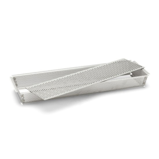 Tava perforata pentru tarte, inox, 35 x 10,5 cm - de Buyer