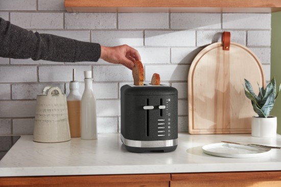 Prajitor de paine 2 sloturi 980W, Cast Iron Black - KitchenAid