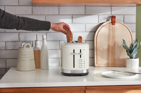 Prajitor de paine 2 sloturi 980W, Porcelain White - KitchenAid