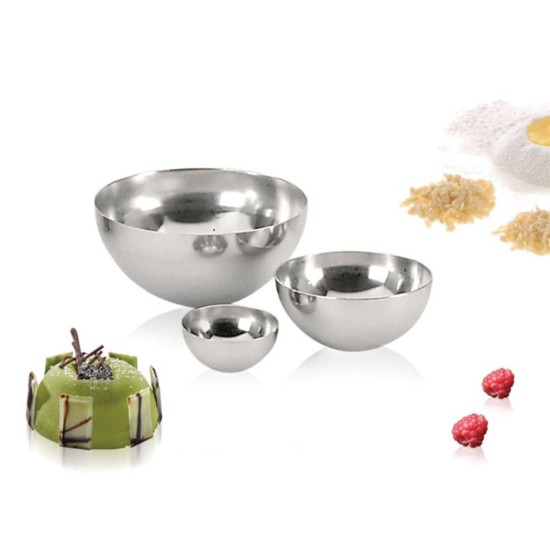 Forma semi-sferica, inox, 10cm - de Buyer