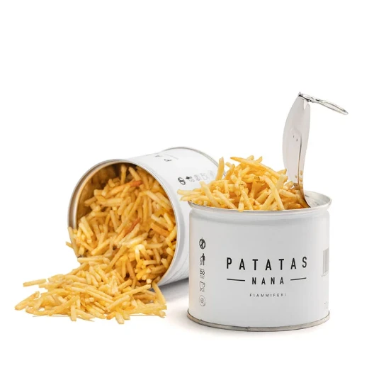 Chipsuri Patatas Nana Fiammiferi Special Edition Mario Giacomelli, 70 gr - Patatas Nana