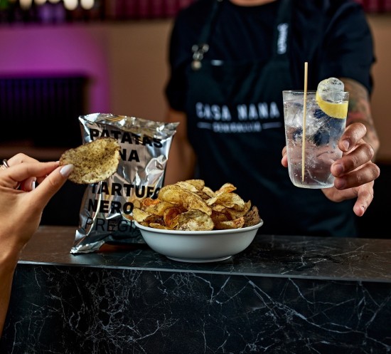 Chipsuri Patatas Nana cu Trufă Neagră Prețioasă, 40 gr ℮ - Patatas Nana