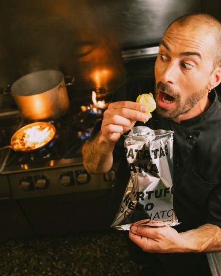 Chipsuri Patatas Nana cu Trufă Neagră Prețioasă, 40 gr ℮ - Patatas Nana