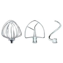 Set 3 accesorii pentru mixere cu sistem de ridicare, inox - KitchenAid
