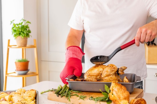 Lingura gatit, plastic, 34 cm, "Classic", Empire Red - KitchenAid