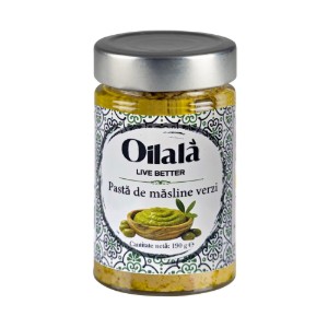 Pasta de masline verzi, 190 gr ℮ - Oilalá