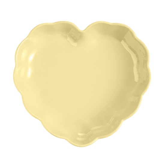 Tava inima, ceramica, 26,5x24,5cm/1,8L, "Madeleine", Vanilla - Emile Henry