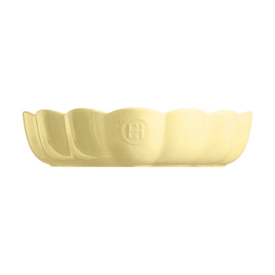 Tava inima, ceramica, 26,5x24,5cm/1,8L, "Madeleine", Vanilla - Emile Henry
