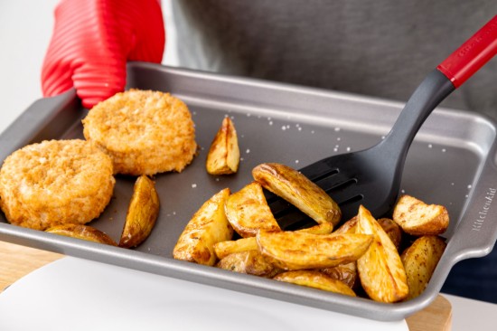 Paleta cu fante, plastic, 34 cm, "Classic", Empire Red - KitchenAid