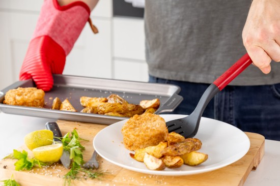 Paleta cu fante, plastic, 34 cm, "Classic", Empire Red - KitchenAid