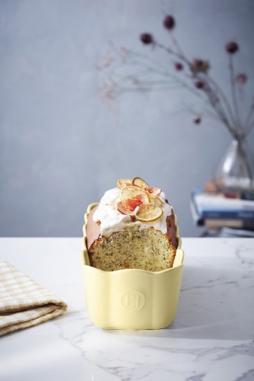 Tava cozonac, ceramica, 28,5x13cm/1,8L, Vanilla - Emile Henry