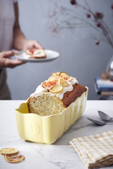 Tava cozonac, ceramica, 28,5x13cm/1,8L, Vanilla - Emile Henry