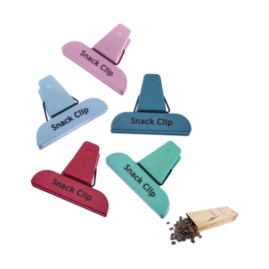 Set 5 cleme / clipsuri pentru pungi, plastic, "Fresh" - Westmark