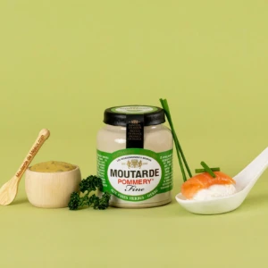 Muștar Pommery® cu ierburi fine, 100 g ℮ - Moutarde de Meaux® Pommery®