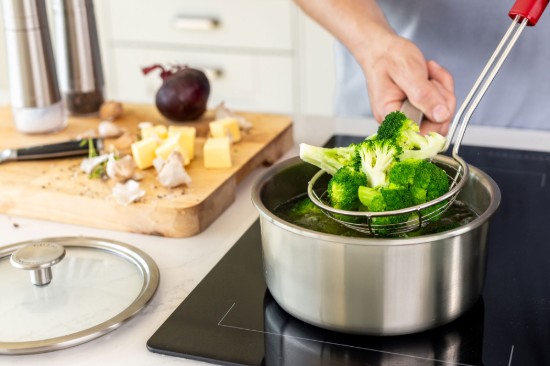 Paleta strecuratoare, inox, 35,5 cm, "Classic", Empire Red - KitchenAid