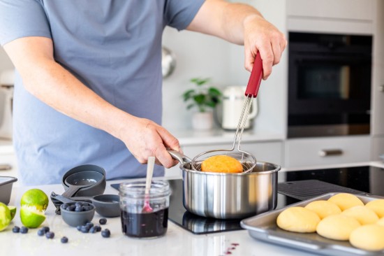 Paleta strecuratoare, inox, 35,5 cm, "Classic", Empire Red - KitchenAid