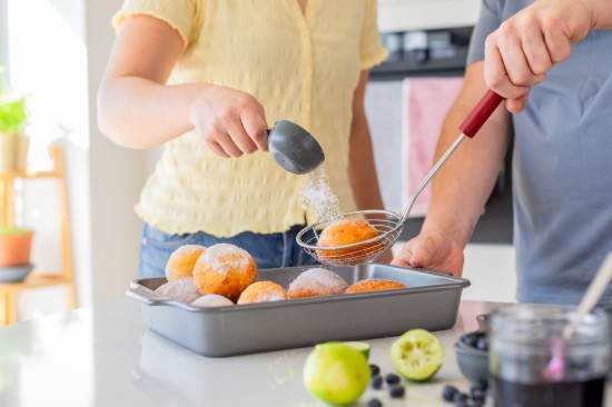 Paleta strecuratoare, inox, 35,5 cm, "Classic", Empire Red - KitchenAid