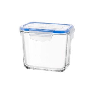 Caserola dreptunghiulara, sticla, 835ml, "Superblock" - Borgonovo