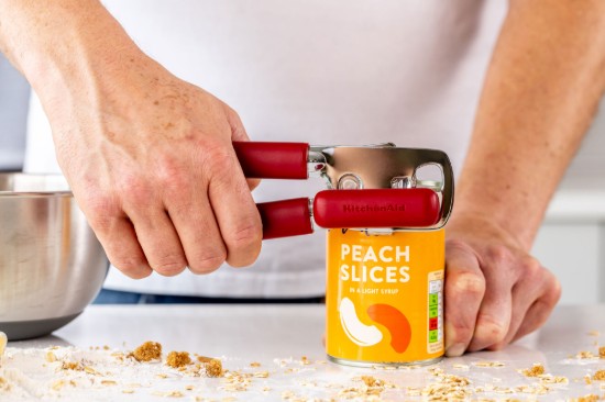 Desfacator de conserve 2 in 1, inox, Empire Red - KitchenAid