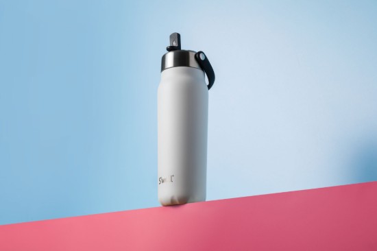 Sticla termos, inox, 700ml, "Explorer Flip Straw", Moonstone - S'well