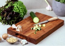 Tocator, acacia, 38,5 x 25 cm, grosime 4 cm - Kesper