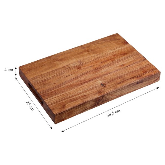 Tocator, acacia, 38,5 x 25 cm, grosime 4 cm - Kesper