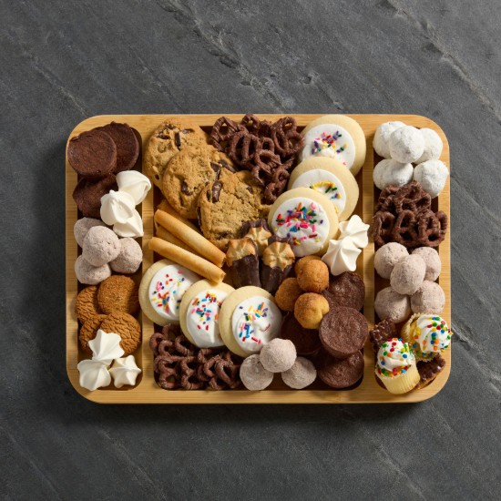 Platou servire, cu capac, bambus, 30,5x40,5cm - Farberware