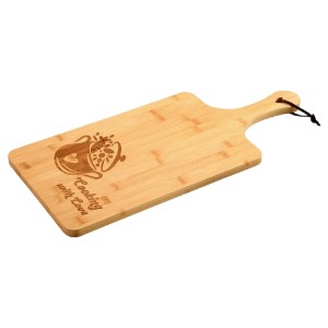 Platou servire, bambus, 55 x 25 x 1,5 cm, "Cooking with love" - Kesper