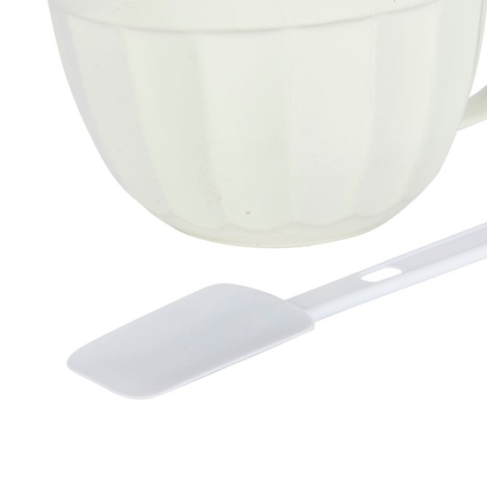 Spatula 2 in 1, plastic, 32 cm, Alb - Kitchen Craft