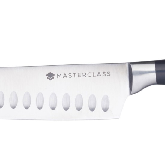 Cutit Santoku, inox, 26 cm, "EdgeKeeper" - MasterClass