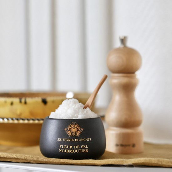 Sare Fleur de Sel Noirmoutier, 100g ℮ - Les Terres Blanches