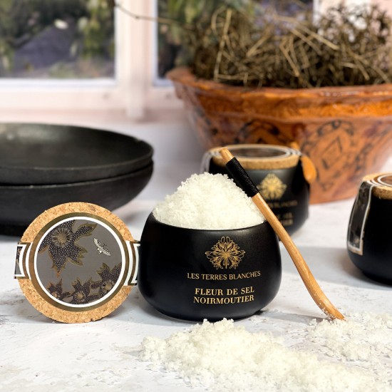 Sare Fleur de Sel Noirmoutier, 100g ℮ - Les Terres Blanches