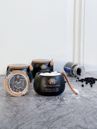 Sare Fleur de Sel Noirmoutier, 100g ℮ - Les Terres Blanches