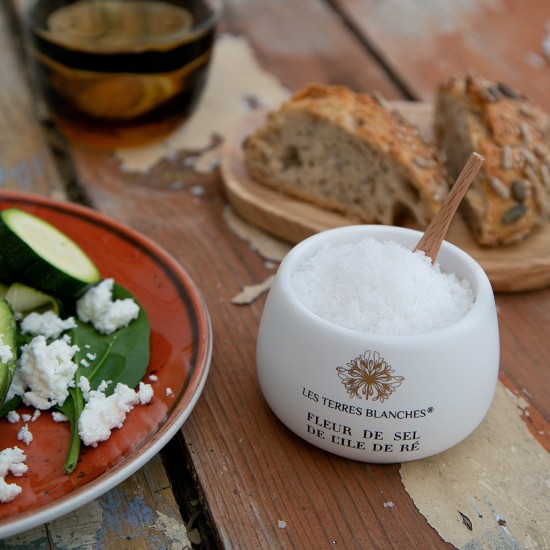Sare Fleur de Sel Ile de Ré, 100g ℮ - Les Terres Blanches