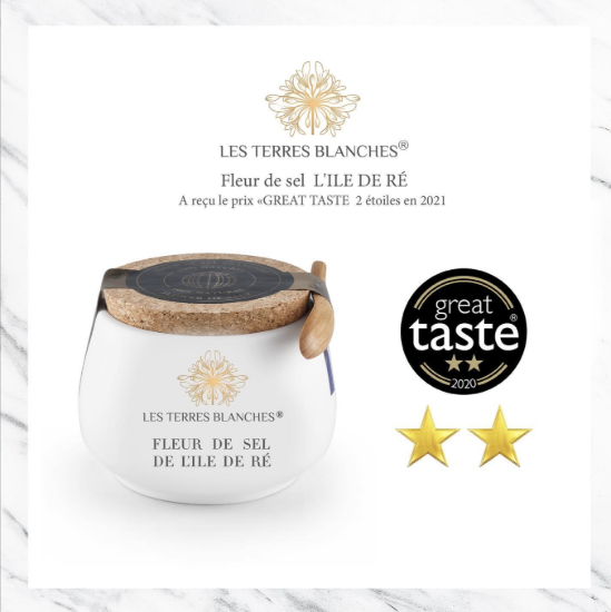 Sare Fleur de Sel Ile de Ré, 100g ℮ - Les Terres Blanches