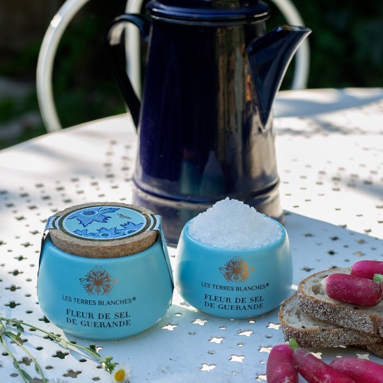 Sare Fleur de Sel Guérande, 100g ℮ - Les Terres Blanches