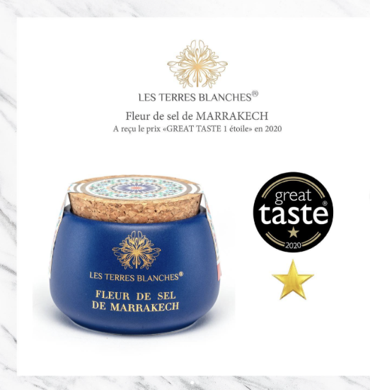 Sare Fleur de Sel Marrakech, 100g ℮ - Les Terres Blanches
