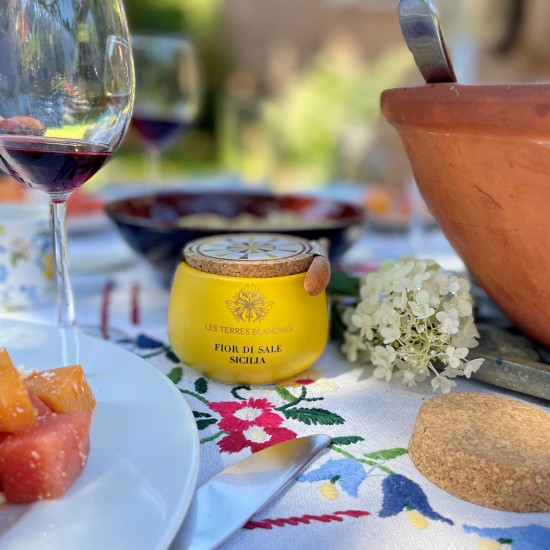 Sare Fior di sale Sicilia, 100g ℮ - Les Terres Blanches