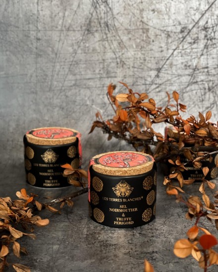 Sare Sel Noirmoutier & Truffe du Périgord, 50g ℮ - Les Terres Blanches
