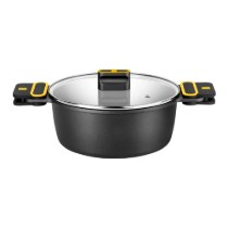 Cratita cu capac, aluminiu, 28cm/5,7L, "Daily Pro" - BRA