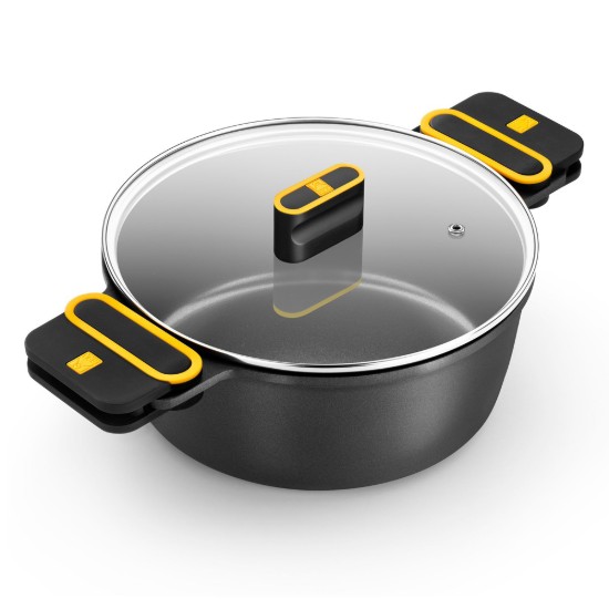 Cratita cu capac, aluminiu, 28cm/5,7L, "Daily Pro" - BRA