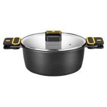 Cratita cu capac, aluminiu, 32cm/8,3L, "Daily Pro" - BRA